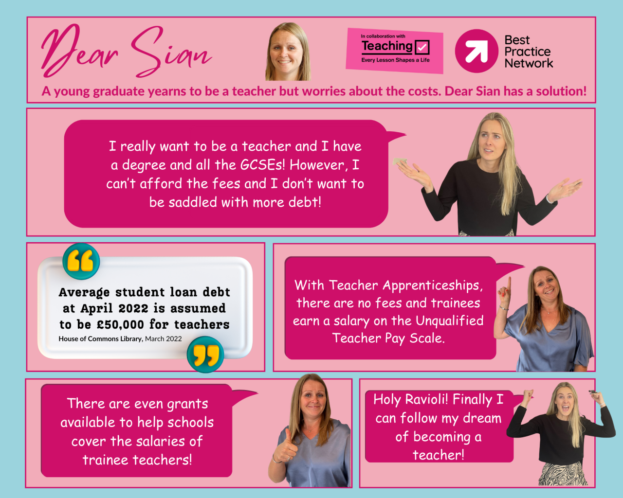 Teacher Training Apprenticeship with QTS for Schools Best Practice