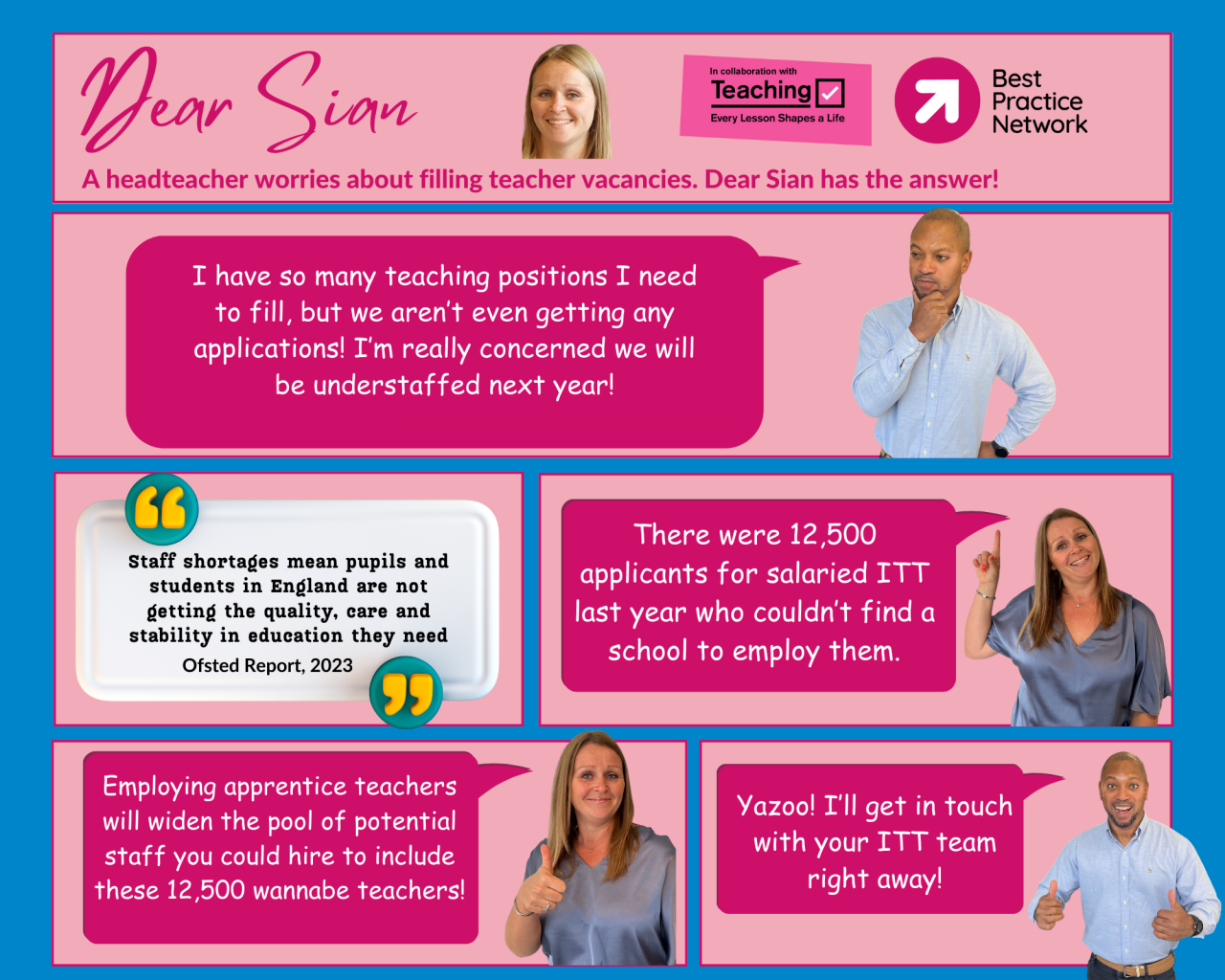 Teacher Training Apprenticeship with QTS for Schools Best Practice